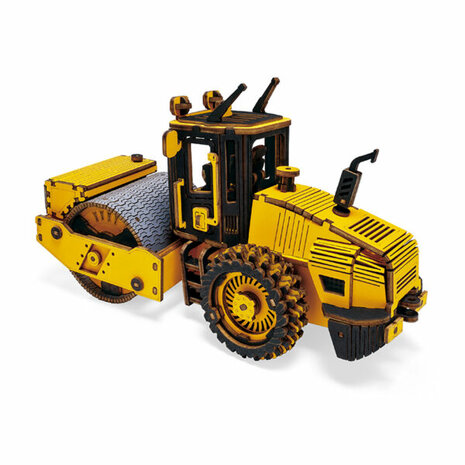 Houten Puzzel 3D Road Roller Robotime 16,5x7x10cm