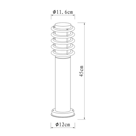 Tuinlamp Soll 3 RVS