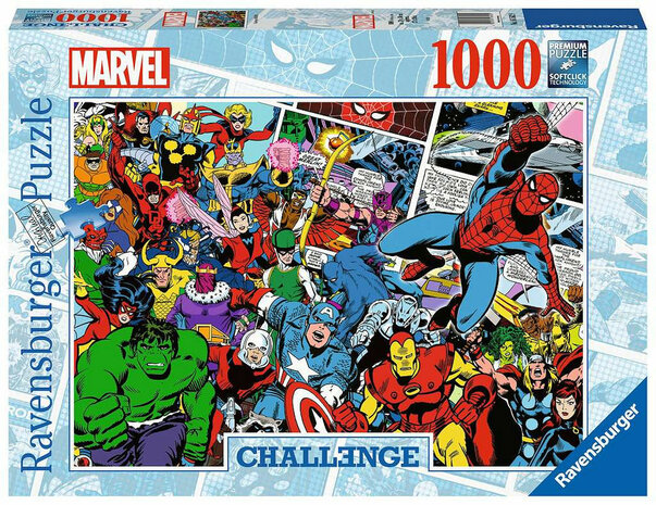 Puzzel 1000 stukjes Challenge - Marvel