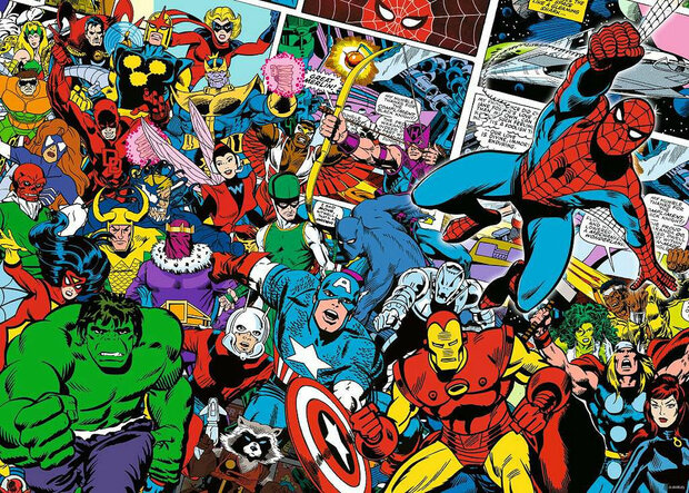 Puzzel 1000 stukjes Challenge - Marvel