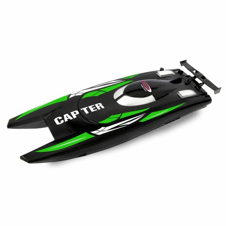 Capter Speedboot zwart/groen Li-Ion 7,4V 2,4GHz