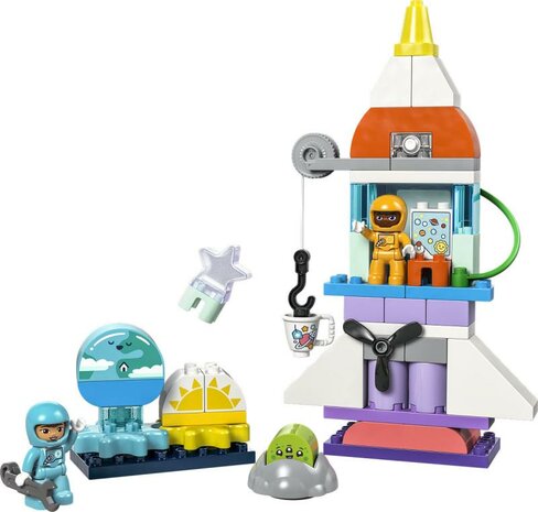 LEGO DUPLO Stad 3-in-1 ruimteavontuur