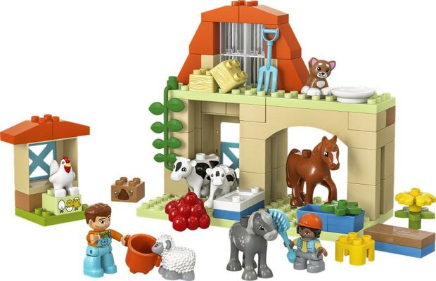 LEGO DUPLO Stad Dieren verzorgen op de boerderij