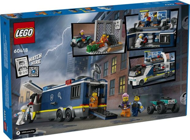 LEGO City Politie Politielaboratorium in truck