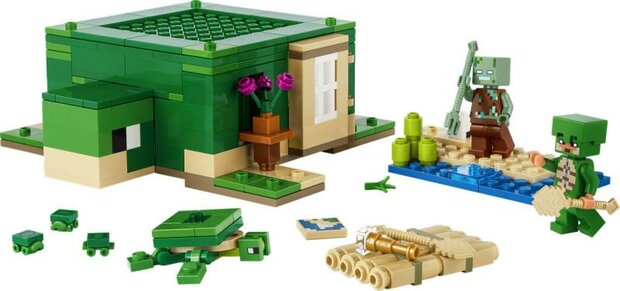 LEGO Minecraft Het schildpadstrandhuis