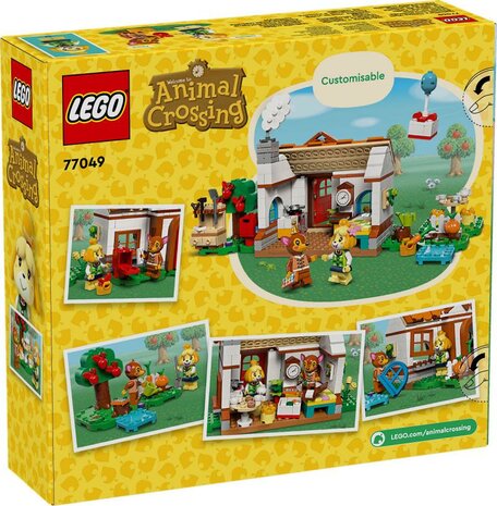 Lego Animal Crossing Isabelle op visite