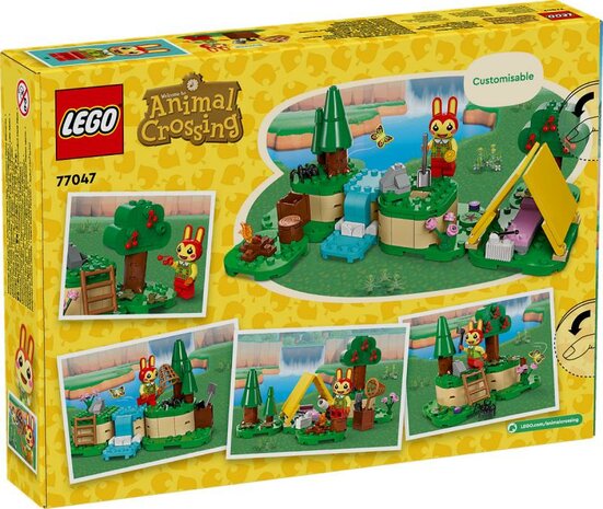 Lego Animal Crossing Kamperen met Bunnie