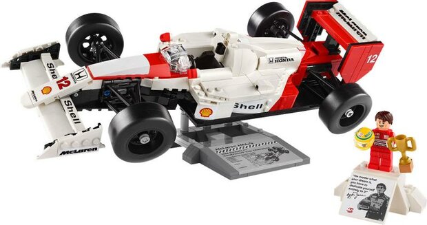 Lego Icons McLaren MP4/4 en Ayrton Senna