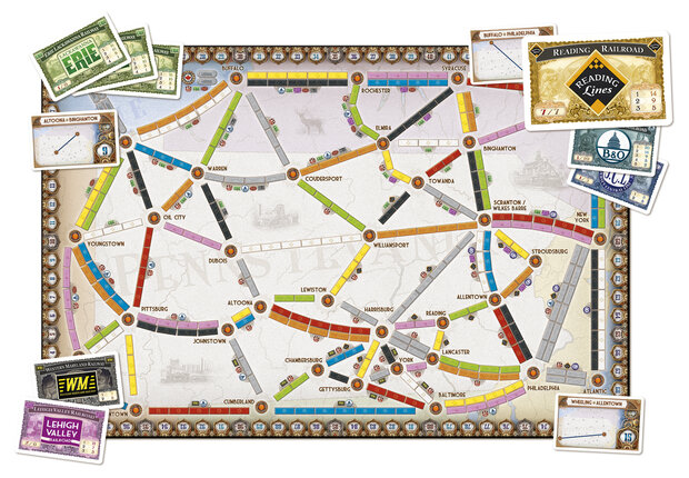 Ticket to Ride - UK/ Pennsylvania