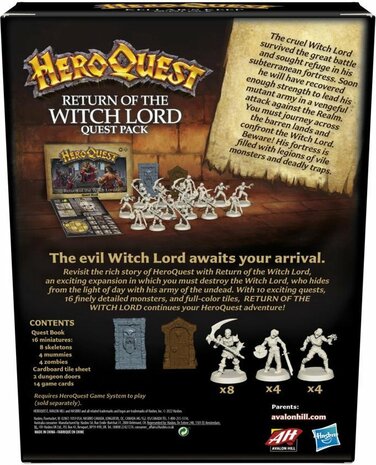 Heroquest - Expansion Return Of Witchlord