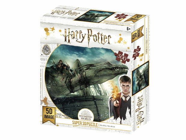 3D Image Puzzel - Gringotts Dragon (500)