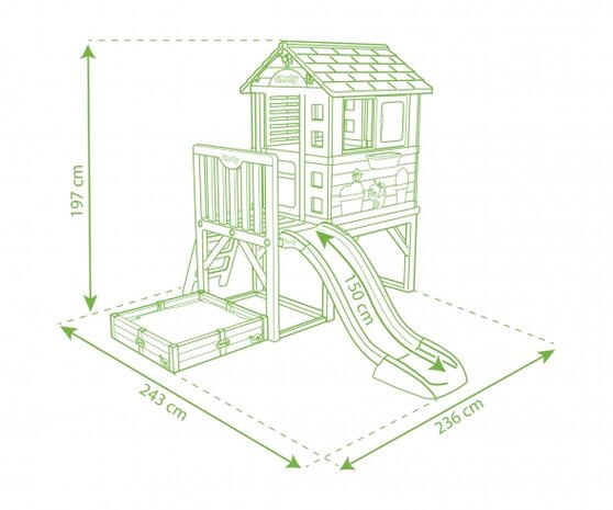 Smoby Paalwoning Square