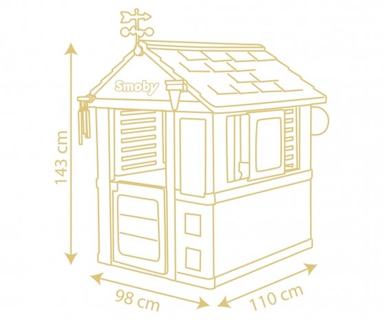 Smoby 4 Seasons playhouse