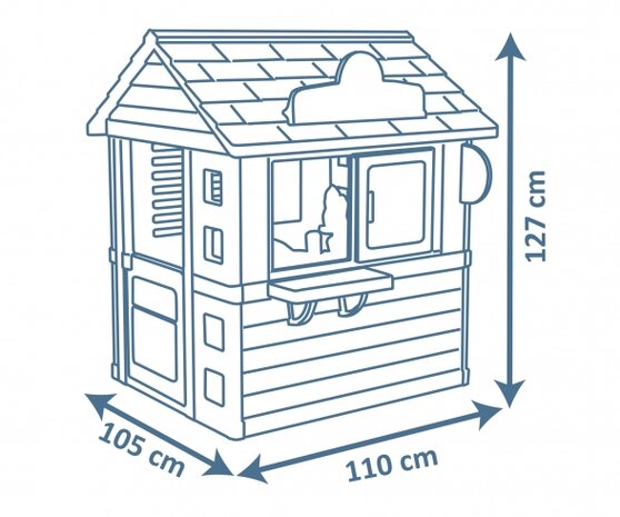 Smoby Sweet Corner Speelhuis