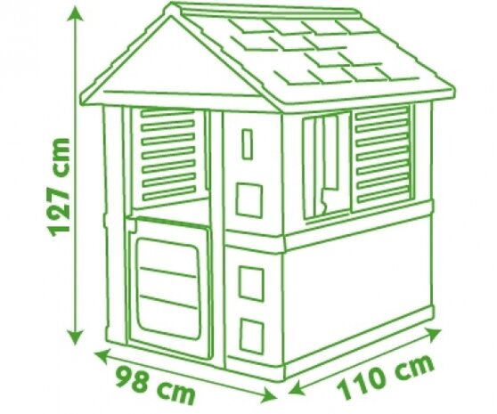 Smoby Lovely Speelhuis 98X110X127