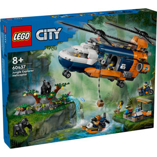 LEGO City Exploration Jungleonderzoekers Helikopter Bij de Basis