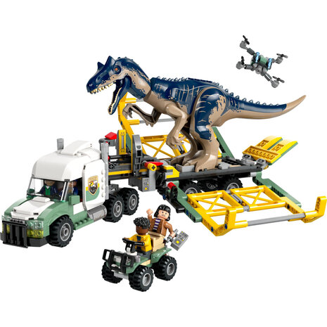 LEGO Jurassic World Dinosaurusmissies: Allosaurus transporttruck