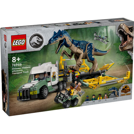 LEGO Jurassic World Dinosaurusmissies: Allosaurus transporttruck