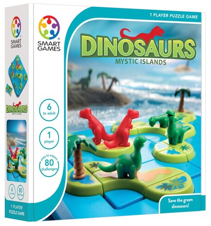 Smart Games - Dinosaurs Mysterieuze Eilanden - Denkspel