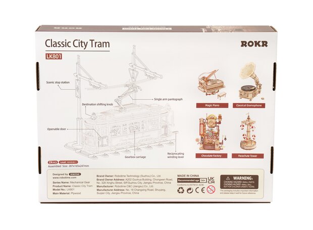 Robotime Classic City Tram