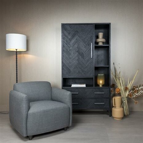 Bradfort Fauteuil - fabric Montego 466 Grey