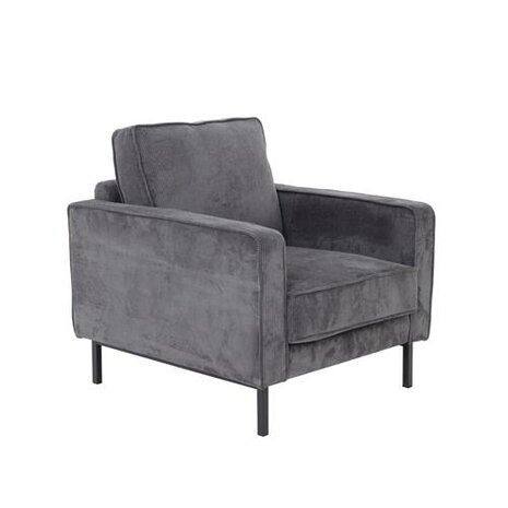 Norwich Fauteuil - fabric Lara 026 Dusty Grey