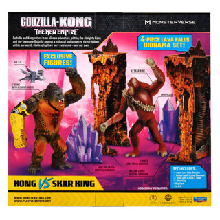 The new empire 15 cm Kong versus Skar King 2-pack