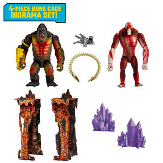 The new empire 15 cm Kong versus Skar King 2-pack