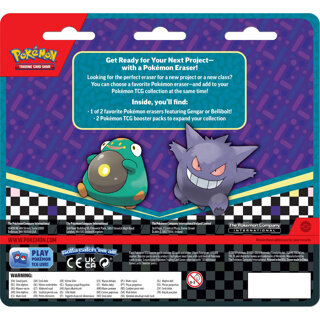 Pokemon TCG Summer 2024 2P Eraser Blister Gengar