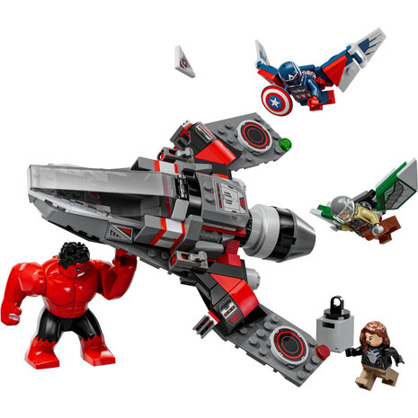 LEGO Super Heroes Captain America vs. Rode Hulk duel