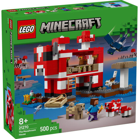 LEGO Minecraft Het Mooshroom huis