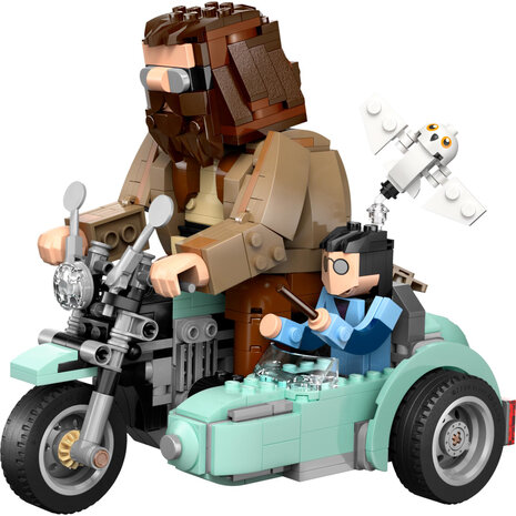 LEGO Harry Potter Hagrid en Harry's rit op de motor