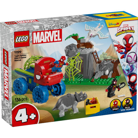 LEGO Spidey Team Spidey reddingsmissie met dinotruck