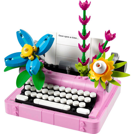 LEGO Creator Typemachine met bloemen