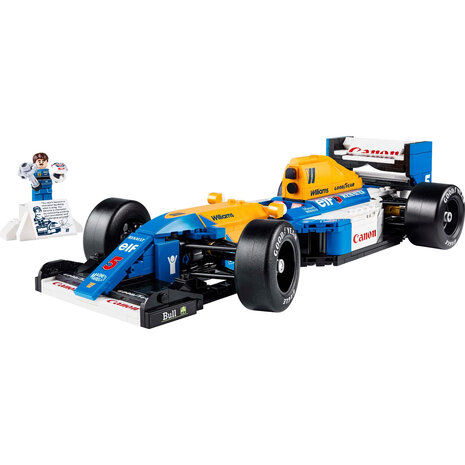 LEGO Icons Williams Racing FW14B en Nigel Mansell